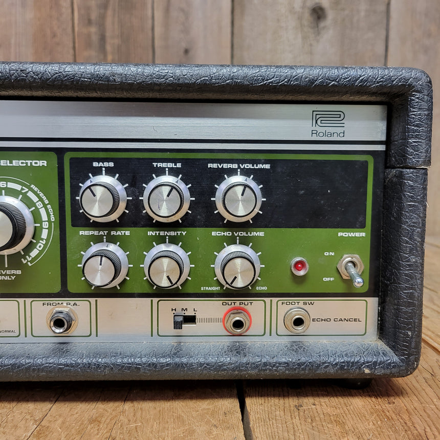 Roland RE-201 Space Echo 1970s Tape Delay Reverb Unit lightly refurbished with EchoFix
