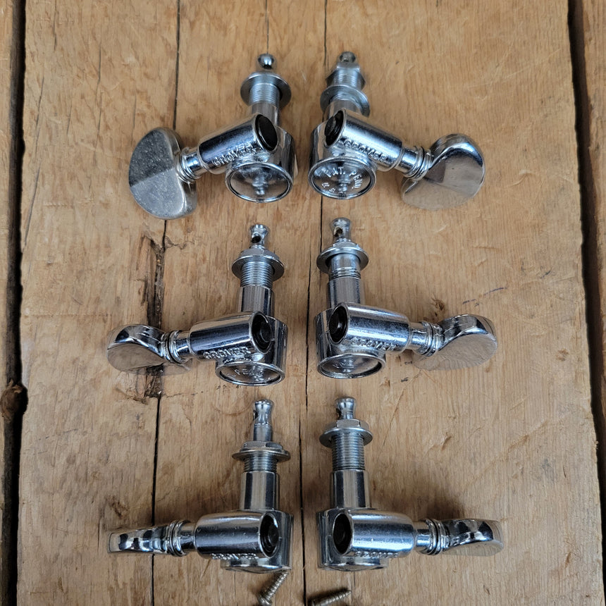 Grover Pat. Pending "Milk Bottle" Rotomatic 3+3 Tuners 1960's tuning machines Martin Gibson