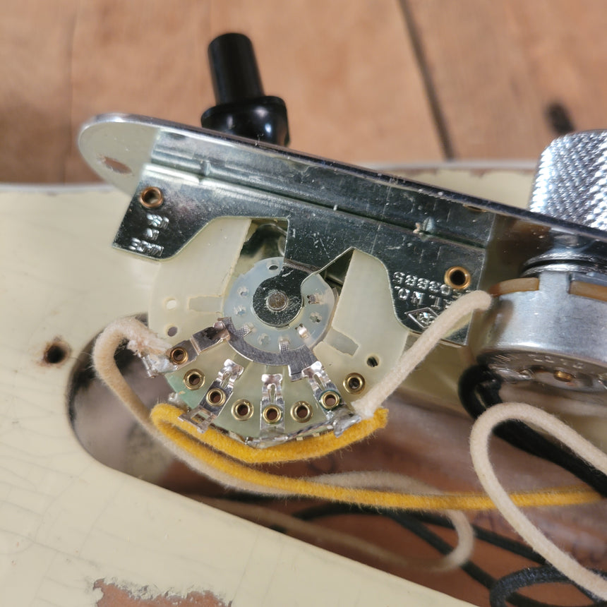 SOLD - Fender 62 Telecaster Relic Custom Double Bound Custom Shop 2022 White