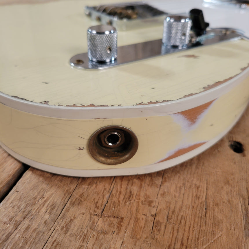 Fender 62 Telecaster Relic Custom Double Bound Custom Shop 2022 White