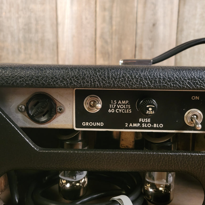 Fender Bandmaster Head 1967 black panel guitar amp