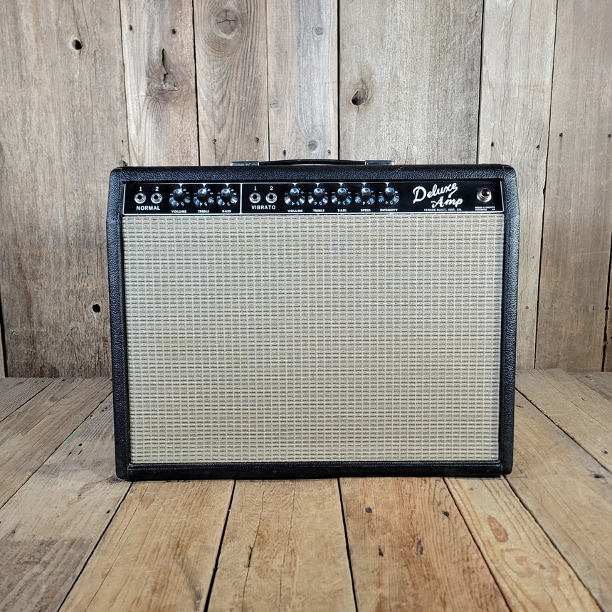 Fender Deluxe Amp AA763 Black Panel Non Reverb FEIC Pre CBS 1963