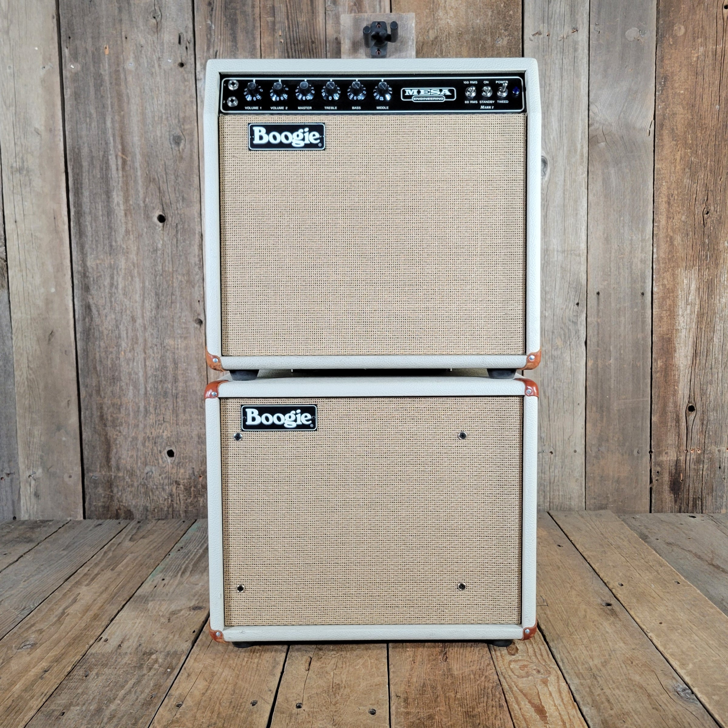 Mesa Boogie 2004 Mark I Reissue 1x12" Combo with Extension Cab — Cream Bronco, Excellent