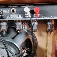 Fender '65 Princeton Reverb Reissue 2021 – Tweed Version with Custom Ornate Hardwood Cabinet
