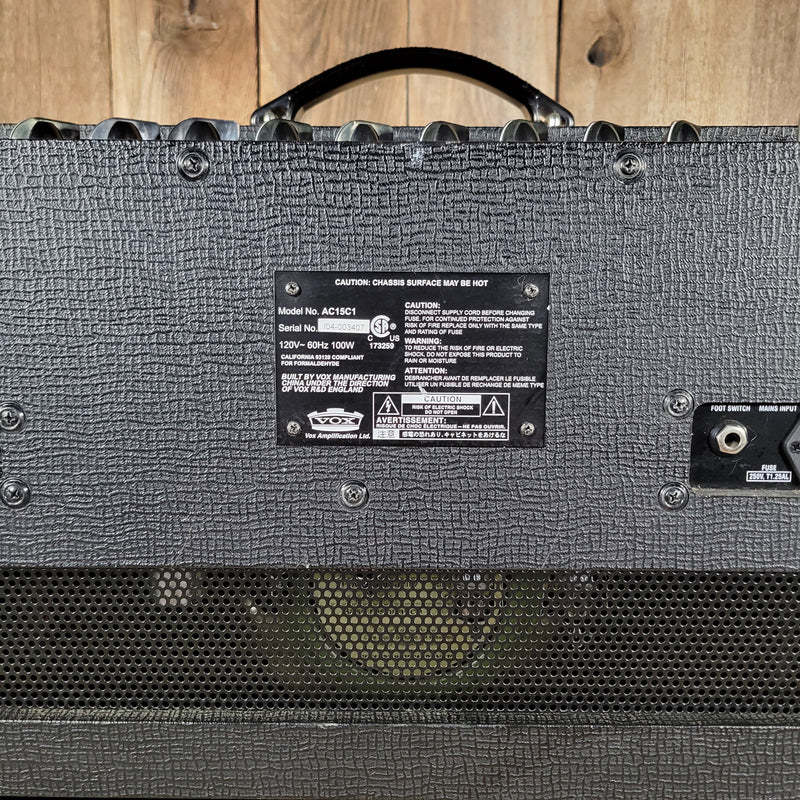 Vox AC15C1 1x12 Tube Combo Amp 2010 – Classic British Tone, Celestion Speaker