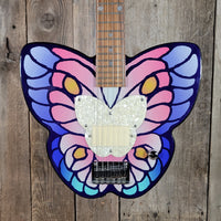 Daisy Rock Butterfly Guitar with Original Gig Bag – Lightweight, Stylish, and Playable