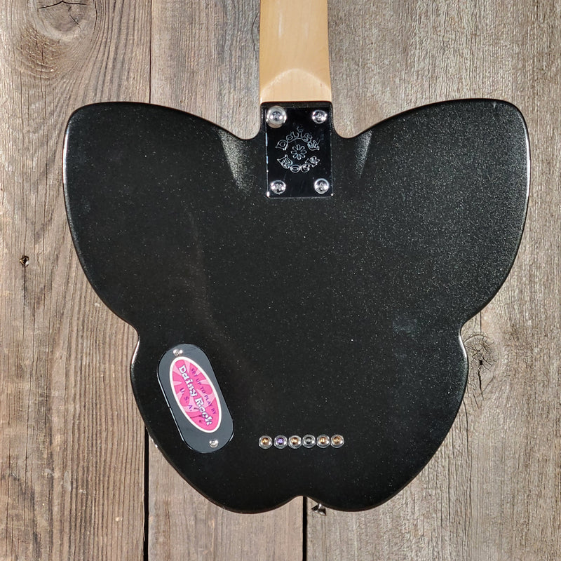 Daisy Rock Butterfly Guitar with Original Gig Bag – Lightweight, Stylish, and Playable