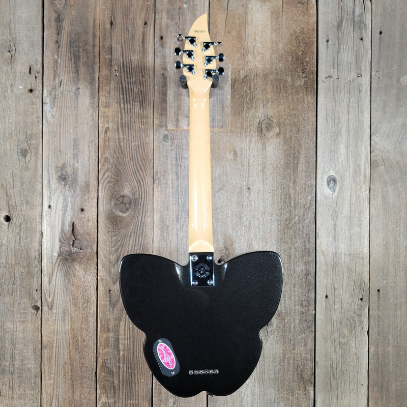 Daisy Rock Butterfly Guitar with Original Gig Bag – Lightweight, Stylish, and Playable