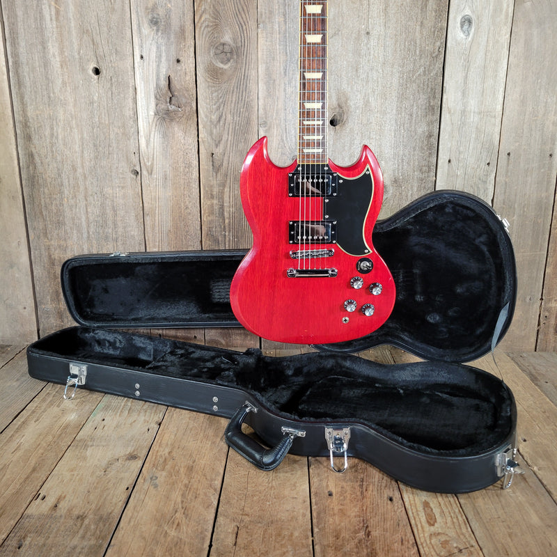 Epiphone SG-400 Cherry Electric Guitar 2005 with Hard Case – Vintage Style, Classic Rock Tone