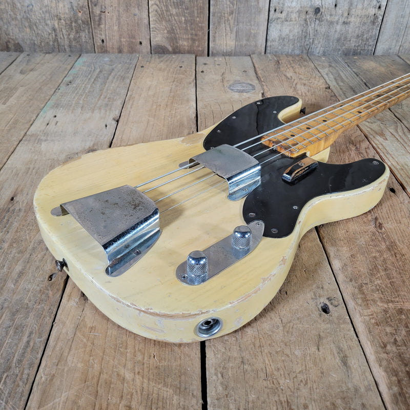 Fender Precision Bass 1954 – Black Guard Butterscotch Blonde, Vintage