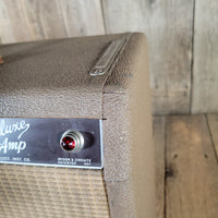 Fender Deluxe Amp 6G3 1963 Brown Tolex Vintage Tube Amplifier w/Step-Down Transformer