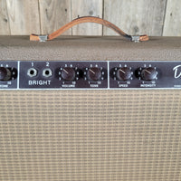 Fender Deluxe Amp 6G3 1963 Brown Tolex Vintage Tube Amplifier w/Step-Down Transformer