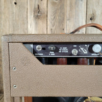 Fender Deluxe Amp 6G3 1963 Brown Tolex Vintage Tube Amplifier w/Step-Down Transformer