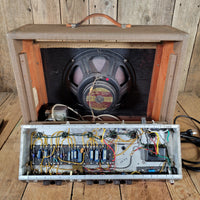 Fender Deluxe Amp 6G3 1963 Brown Tolex Vintage Tube Amplifier w/Step-Down Transformer