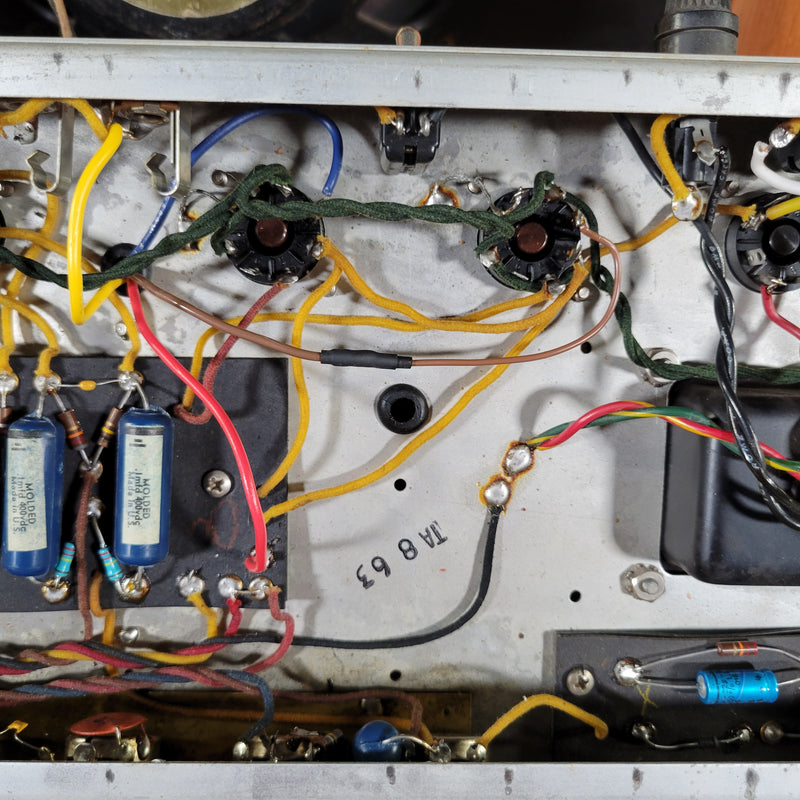Fender Deluxe Amp 6G3 1963 Brown Tolex Vintage Tube Amplifier w/Step-Down Transformer