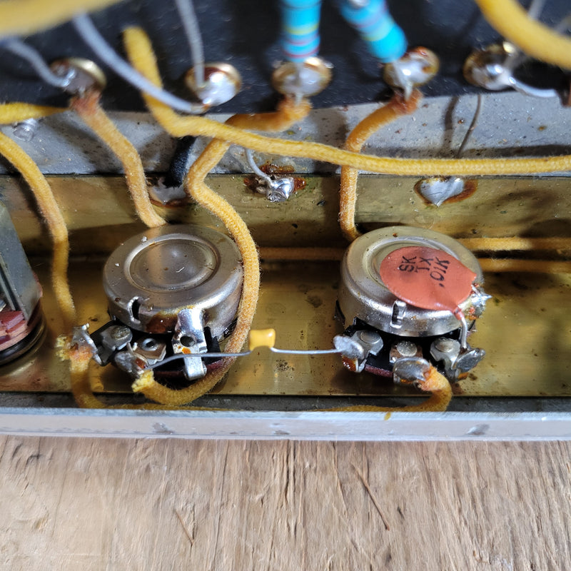 Fender Deluxe Amp 6G3 1963 Brown Tolex Vintage Tube Amplifier w/Step-Down Transformer