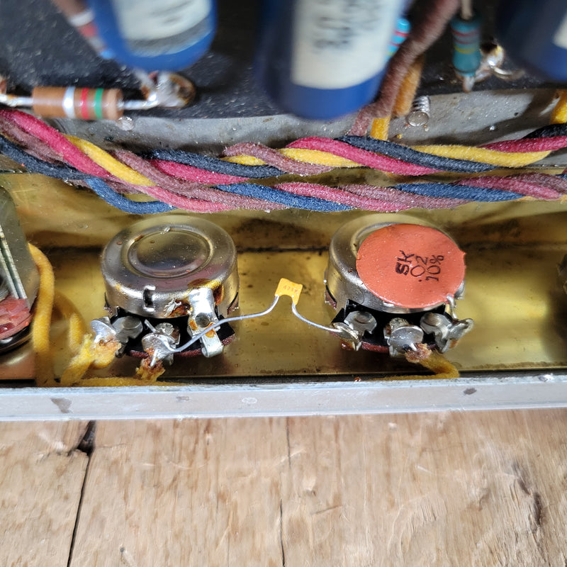Fender Deluxe Amp 6G3 1963 Brown Tolex Vintage Tube Amplifier w/Step-Down Transformer