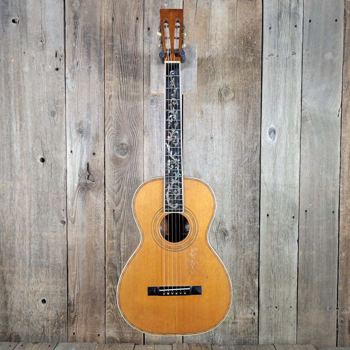 Pagani Bros Single 0 Size Solid Wood Acoustic early 1900s W/Hard Case Parlor guitar