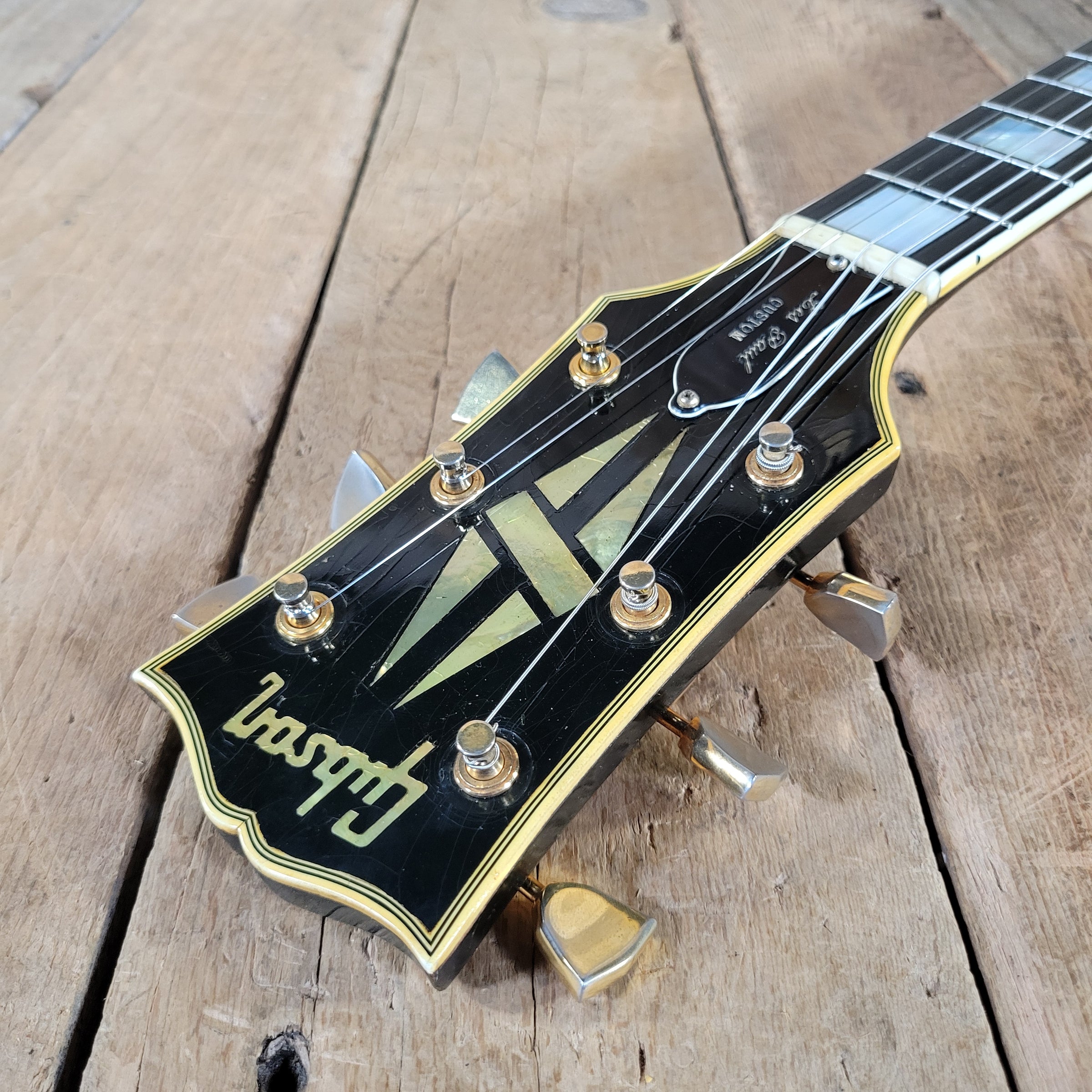 SOLD - Gibson Les Paul Custom Black 1970