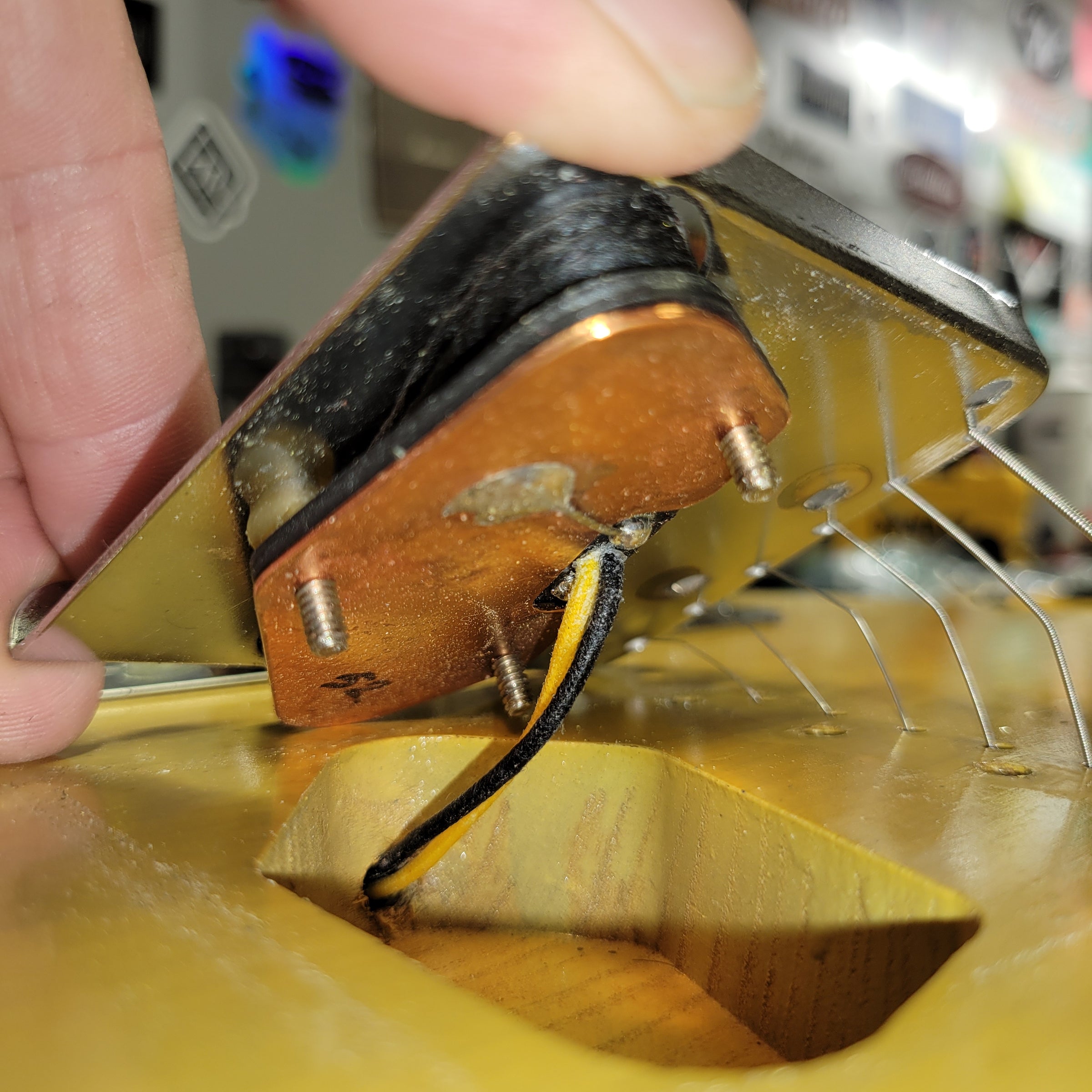 Chad Underwood Custom Relic Blackguard Telecaster w/ Hard Case 6lbs 5.5oz