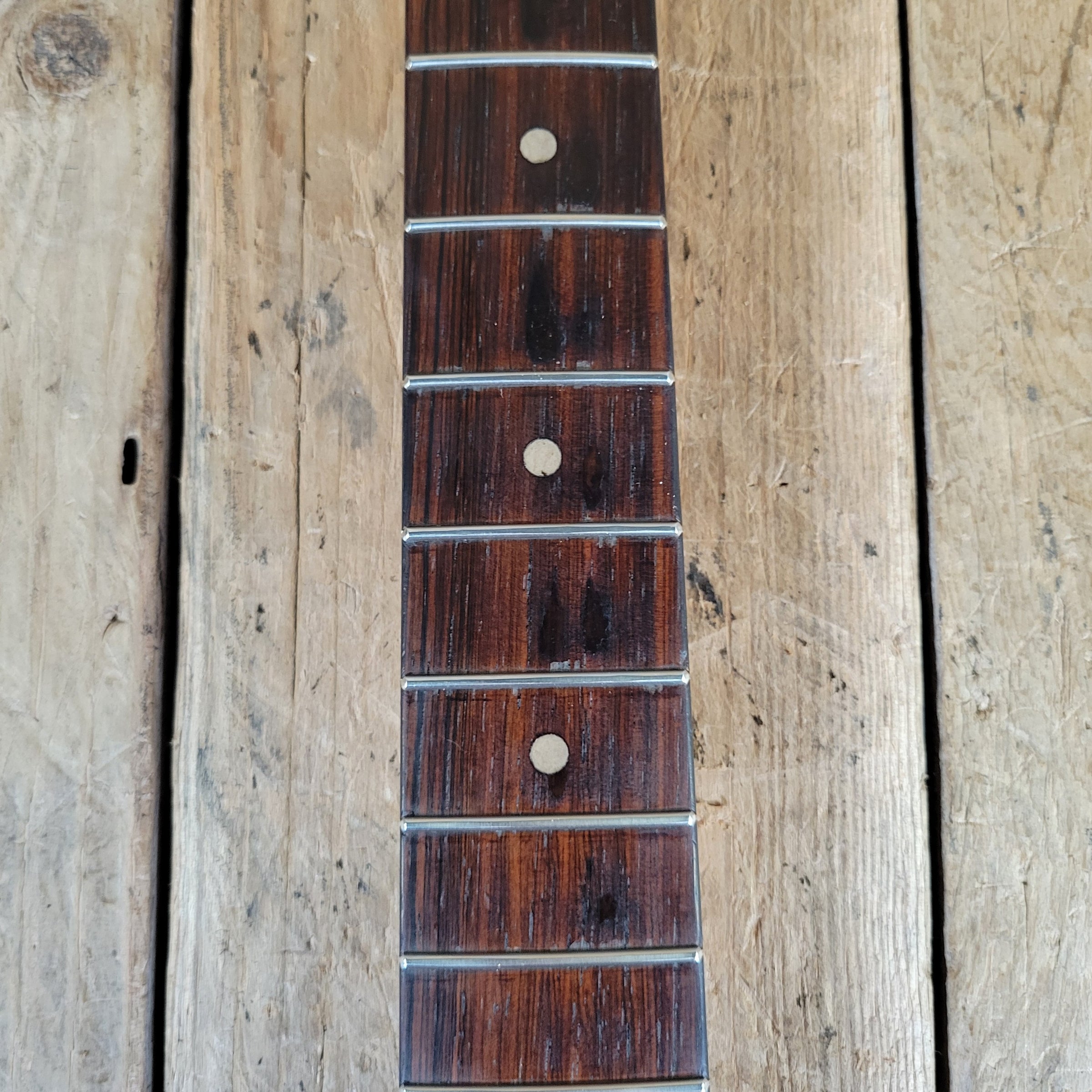 Fender Stratocaster Slab Board 1961 Fiesta Refinish Olympic White