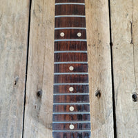 Fender Stratocaster Slab Board 1961 Fiesta Refinish Olympic White