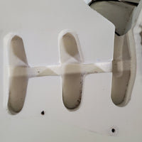 Fender Stratocaster Slab Board 1961 Fiesta Refinish Olympic White