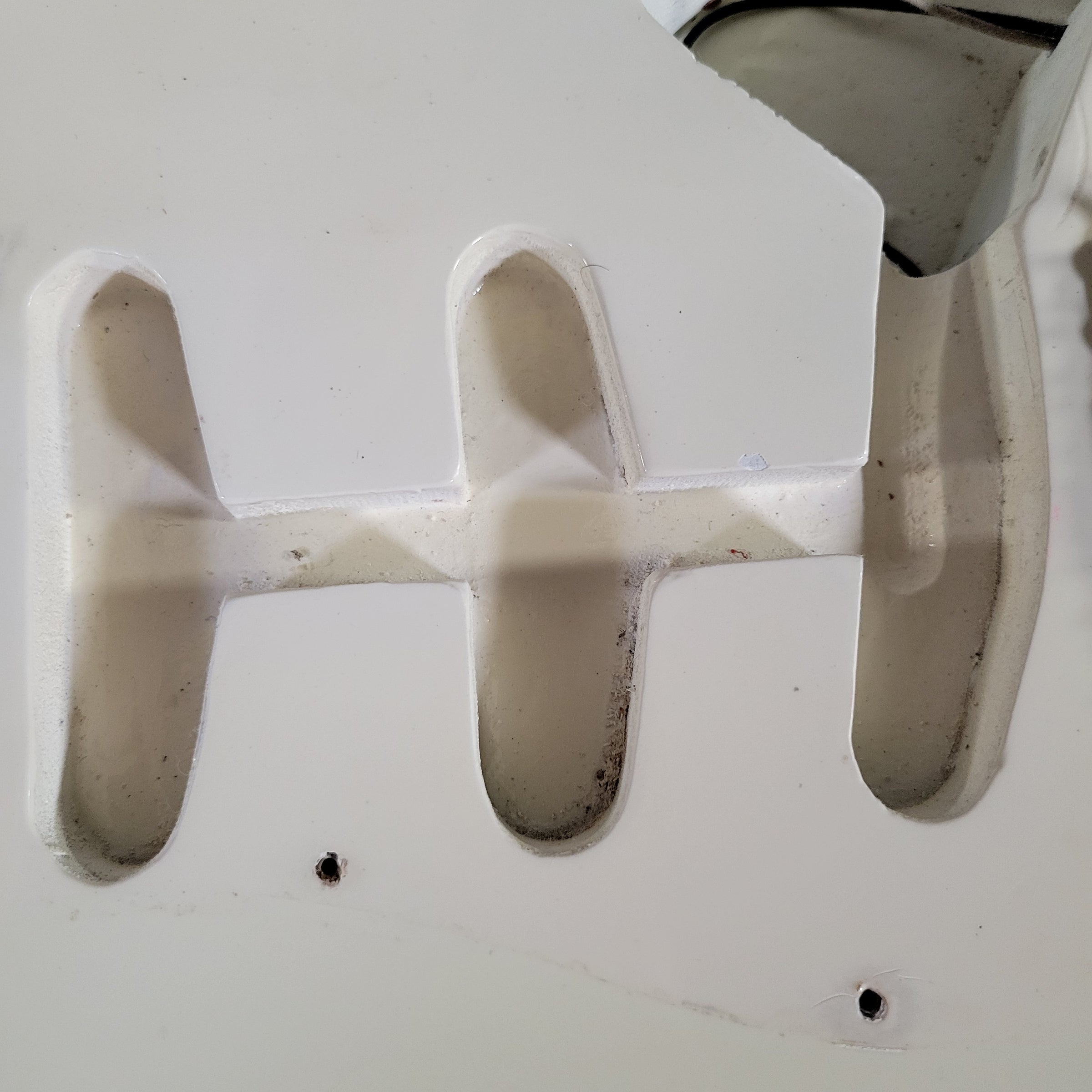 Fender Stratocaster Slab Board 1961 Fiesta Refinish Olympic White