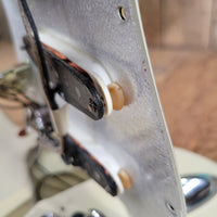 Fender Stratocaster Slab Board 1961 Fiesta Refinish Olympic White