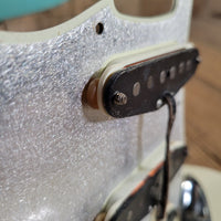 Fender Stratocaster Slab Board 1961 Fiesta Refinish Olympic White