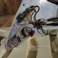 Fender Stratocaster Slab Board 1961 Fiesta Refinish Olympic White