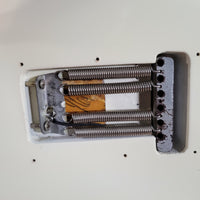 Fender Stratocaster Slab Board 1961 Fiesta Refinish Olympic White