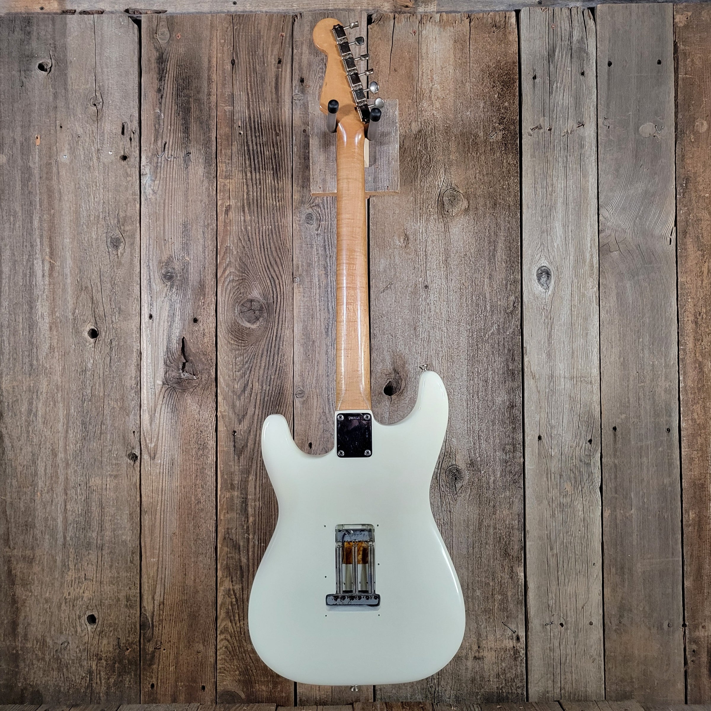 Fender Stratocaster Slab Board 1961 Fiesta Refinish Olympic White