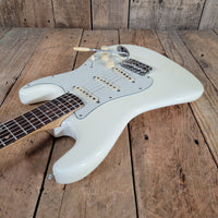Fender Stratocaster Slab Board 1961 Fiesta Refinish Olympic White