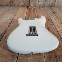 Fender Stratocaster Slab Board 1961 Fiesta Refinish Olympic White