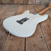 Fender Stratocaster Slab Board 1961 Fiesta Refinish Olympic White