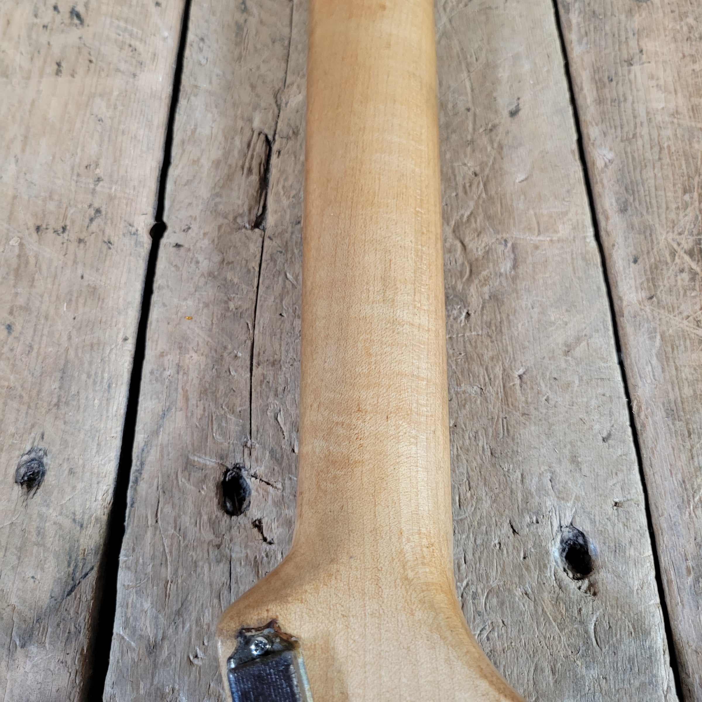 Fender Stratocaster Slab Board 1961 Fiesta Refinish Olympic White