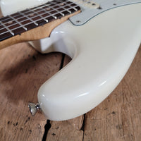 Fender Stratocaster Slab Board 1961 Fiesta Refinish Olympic White