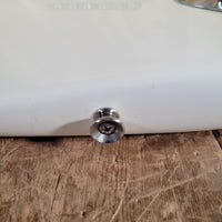 Fender Stratocaster Slab Board 1961 Fiesta Refinish Olympic White