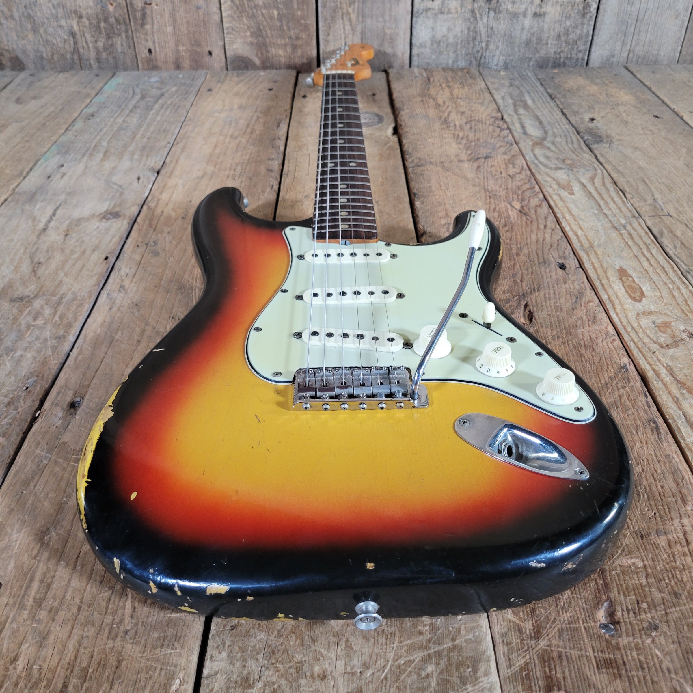 Fender Stratocaster 1964 Green Guard Pre CBS