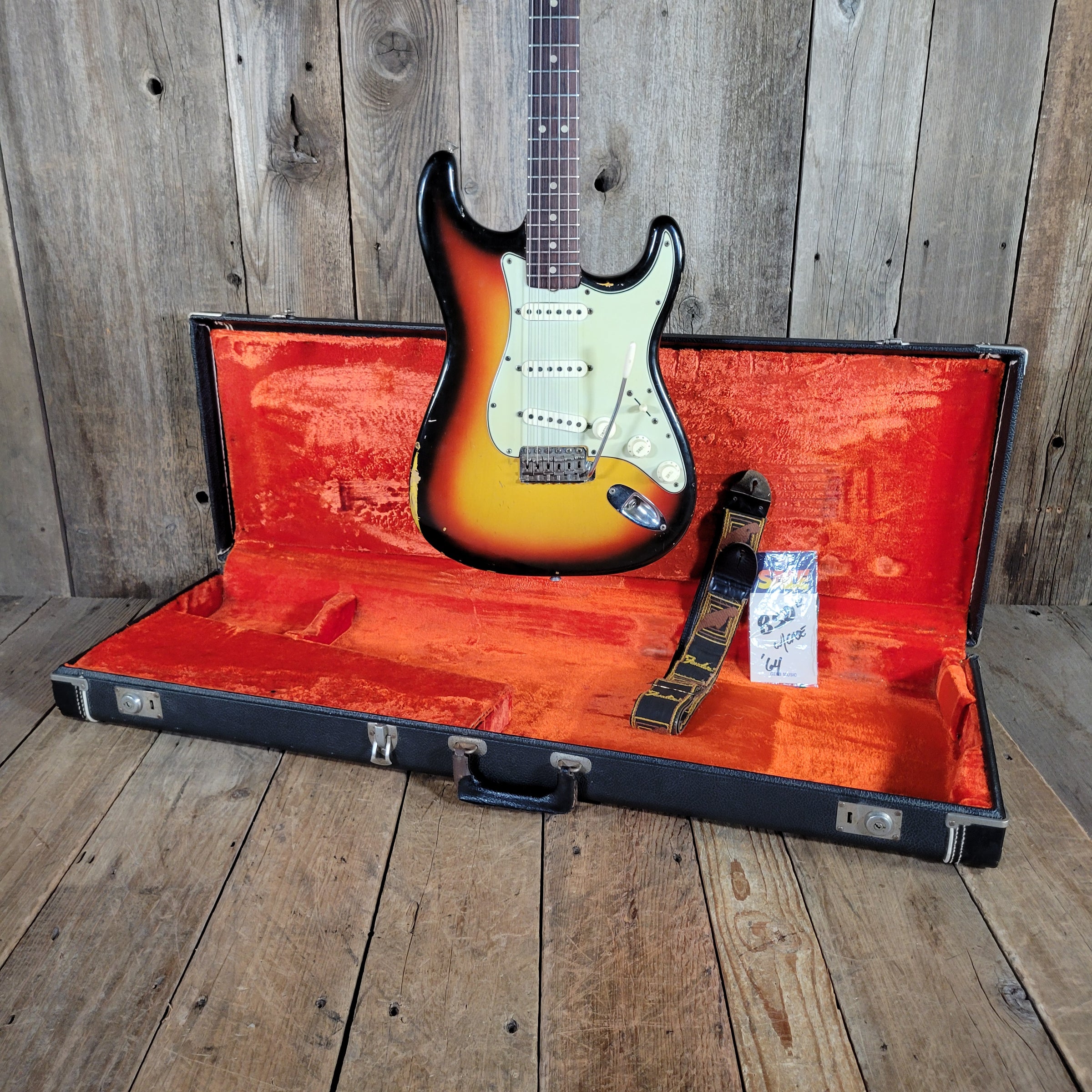 Fender Stratocaster 1964 Green Guard Pre CBS