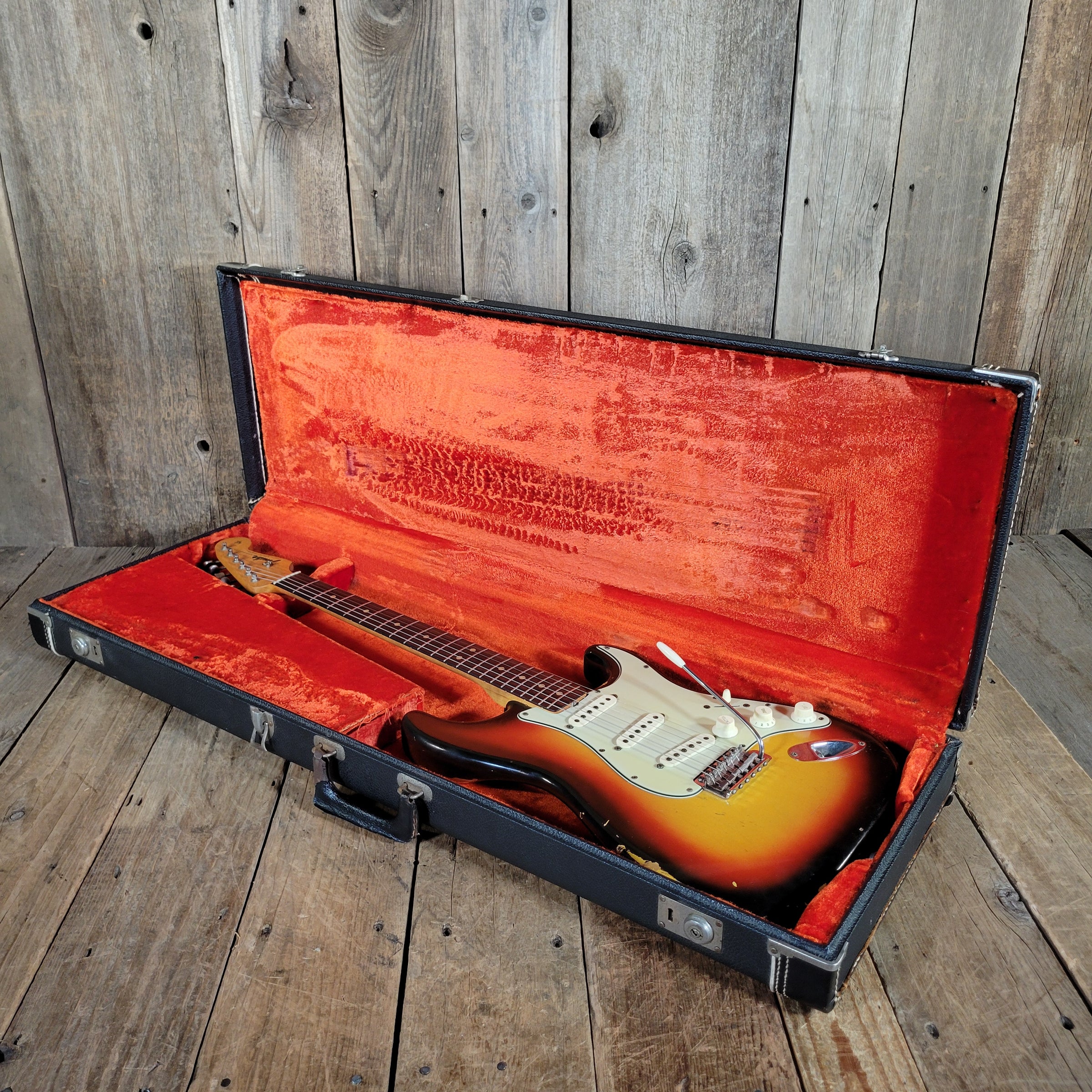 Fender Stratocaster 1964 Green Guard Pre CBS