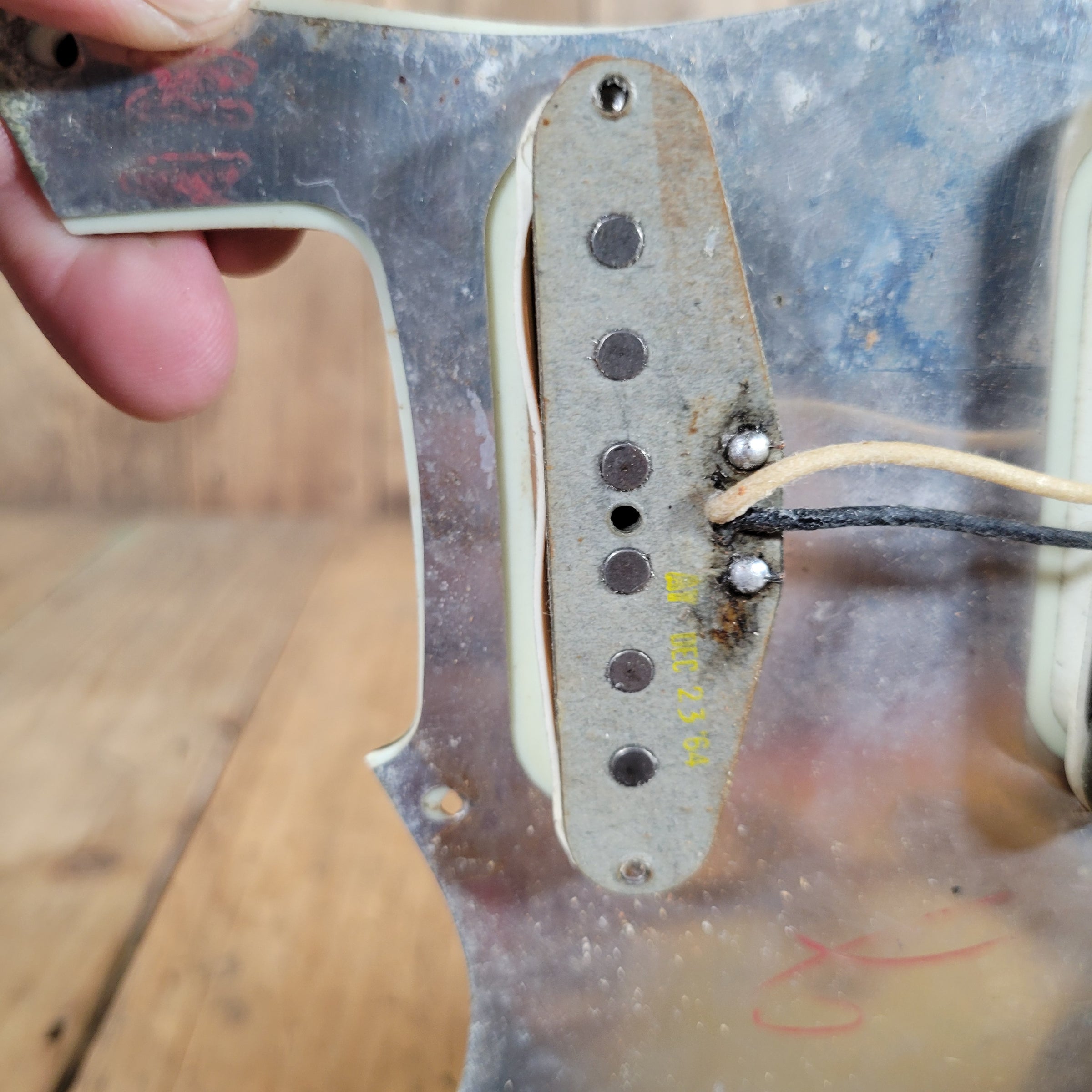 Fender Stratocaster 1964 Green Guard Pre CBS