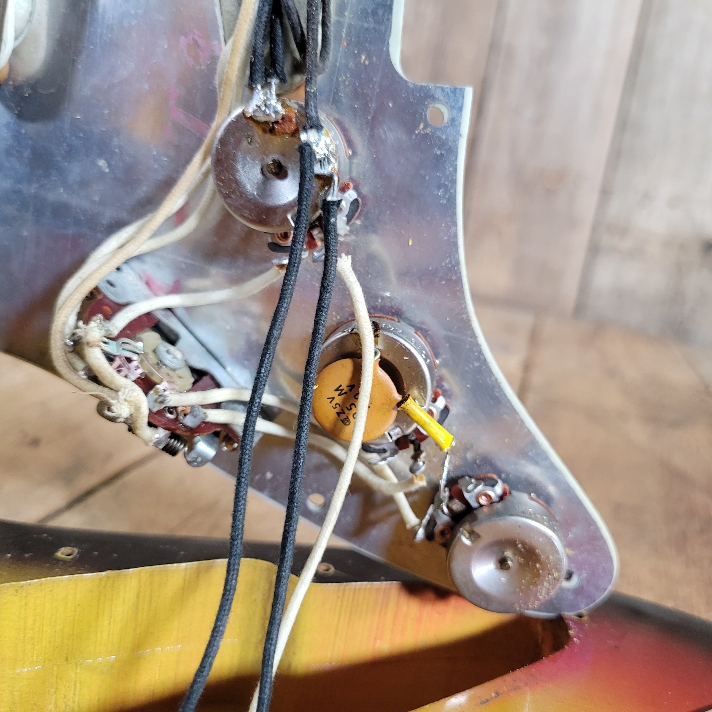 Fender Stratocaster 1964 Green Guard Pre CBS