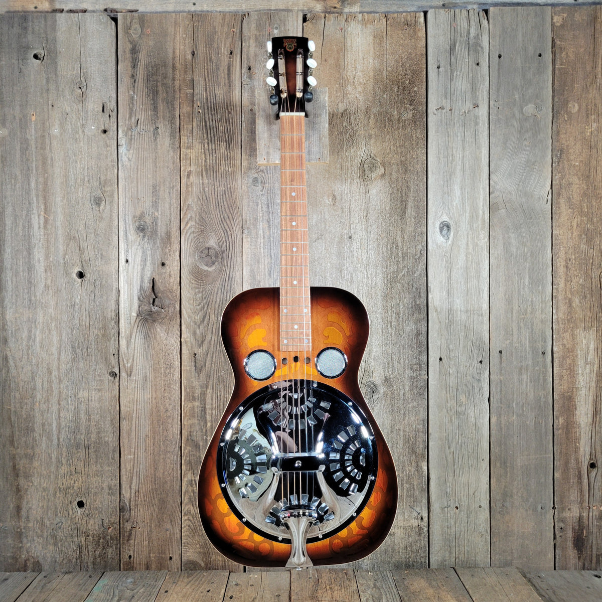Dobro Model 66B Squareneck Resonator 1985 Sandblasted Birch With Case