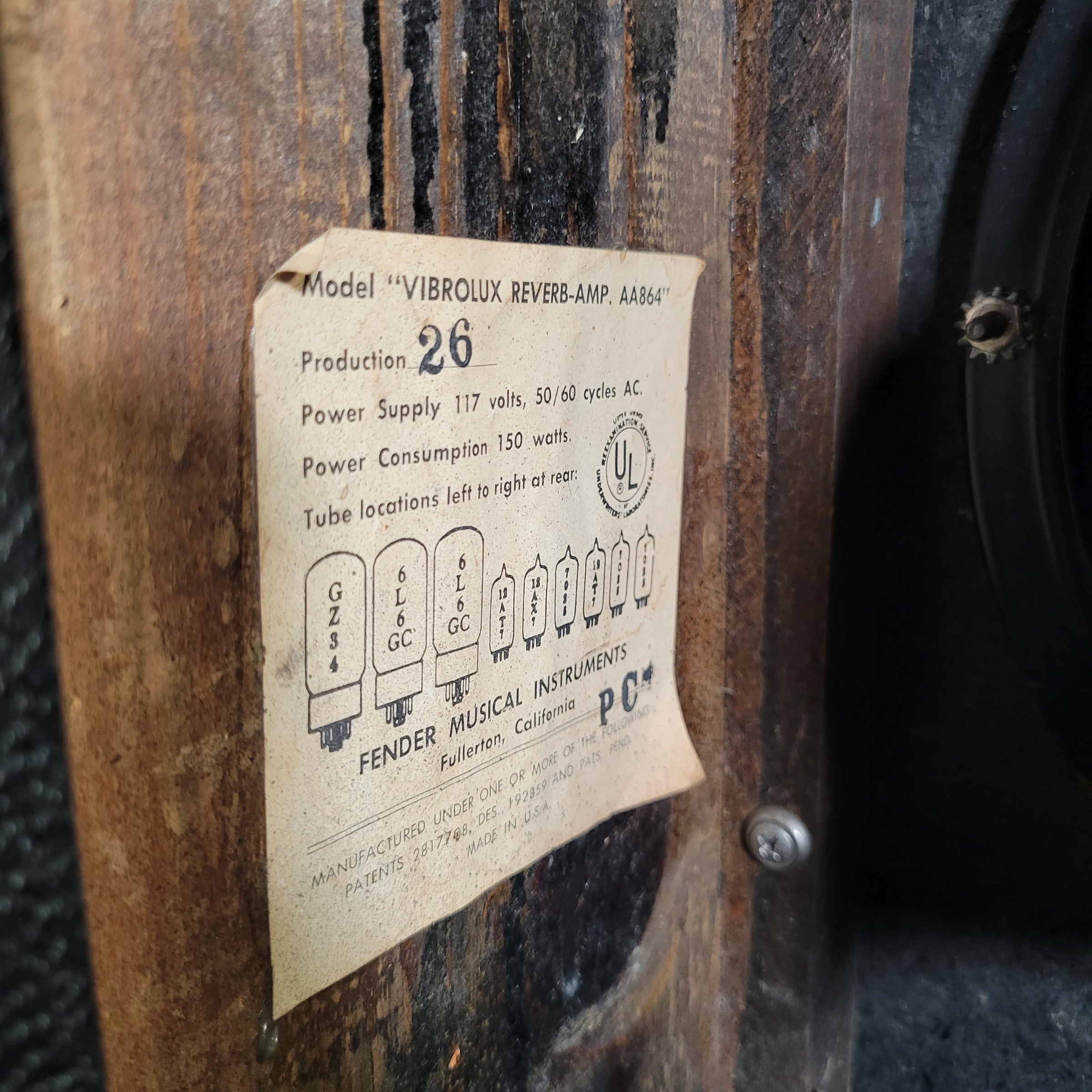 Fender Vibrolux Reverb 1966 Near Mint