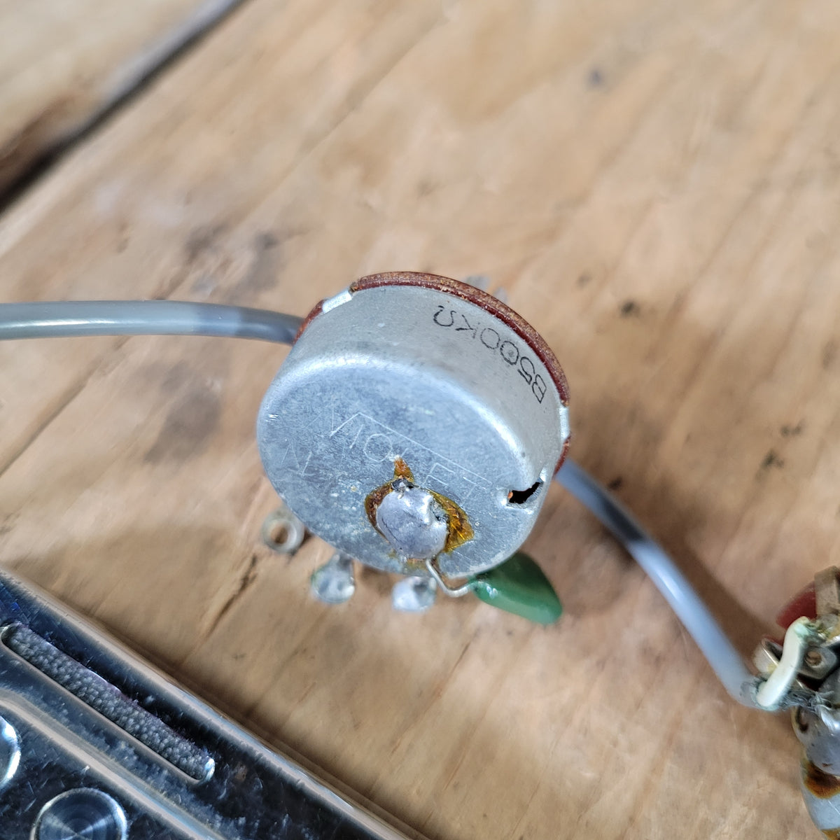 Teisco Jedsen Vintage Pickup w/ Pots 1960s — 5.28k Chrome