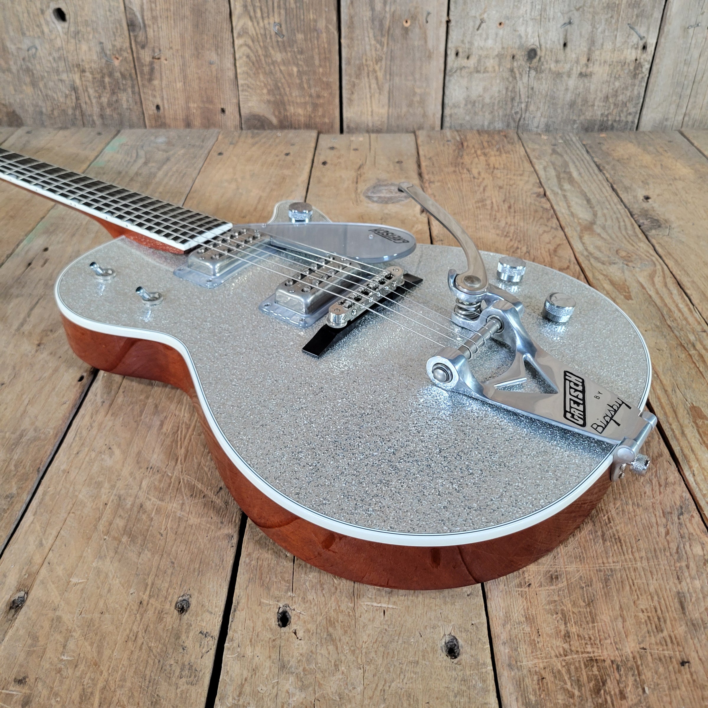 Gretsch Silver Sparkle Jet G6129T 2005 MIJ