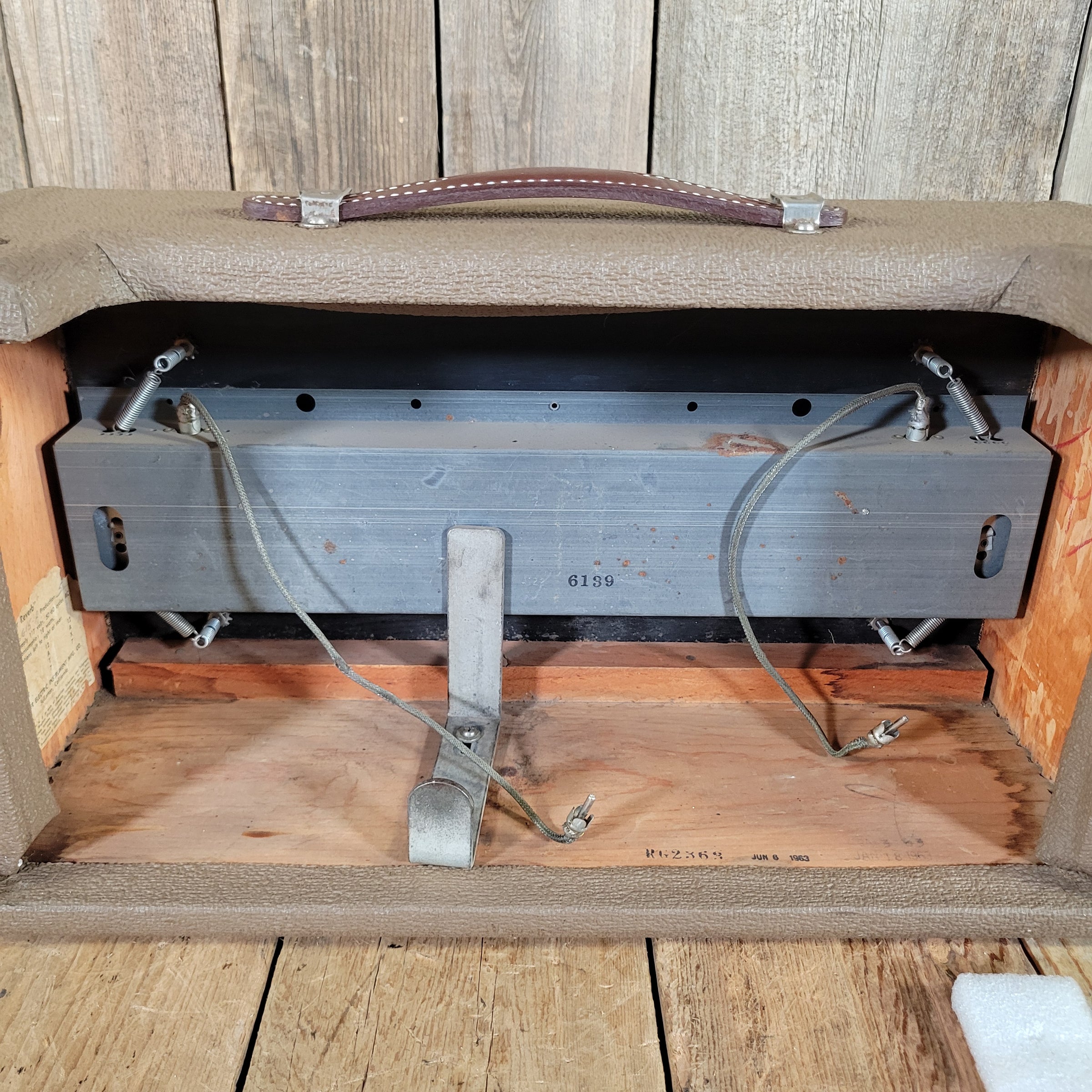 Fender Reverb Unit 6G15-A 1961 Brown Tolex