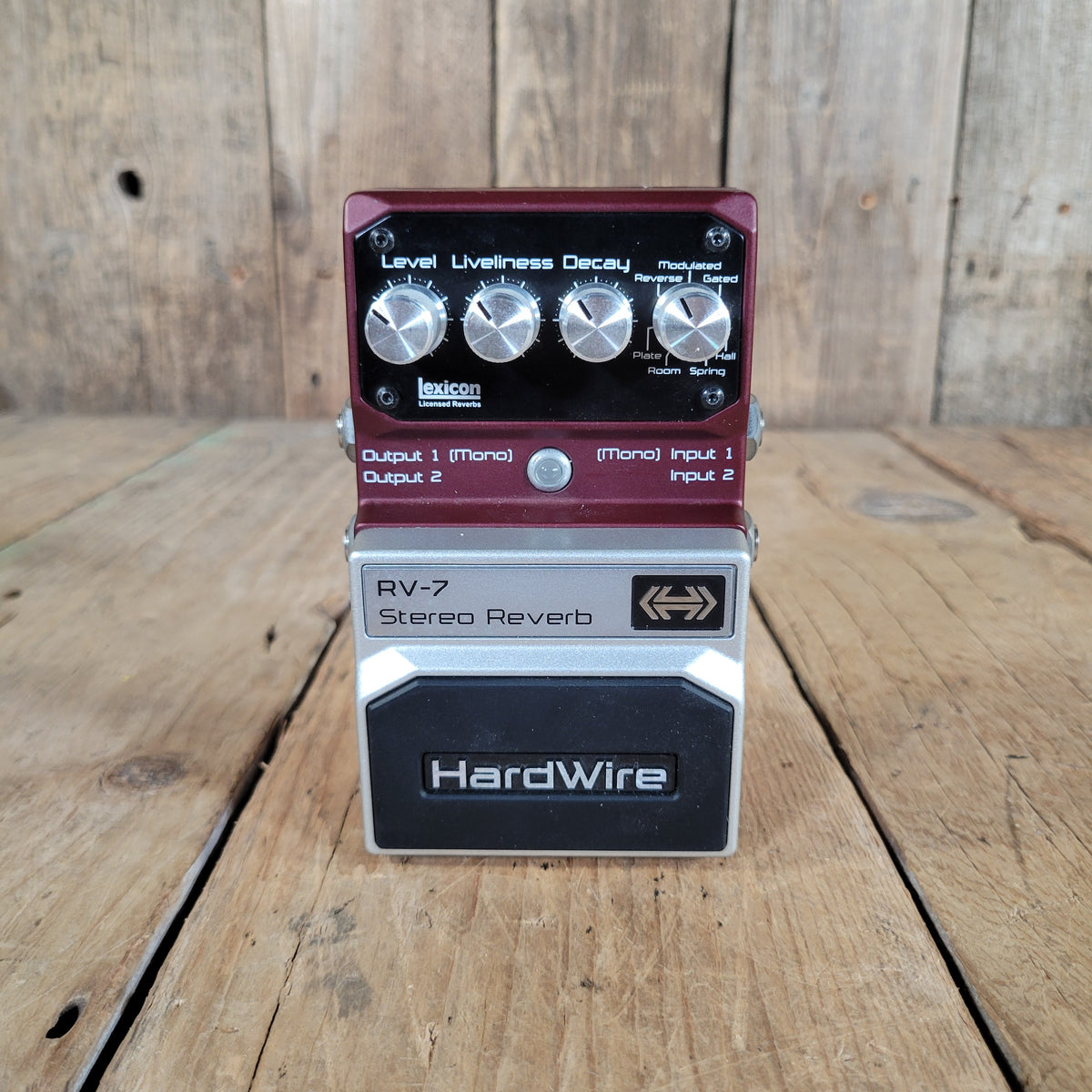 DigiTech HardWire RV-7 Stereo Reverb — Box & Paperwork